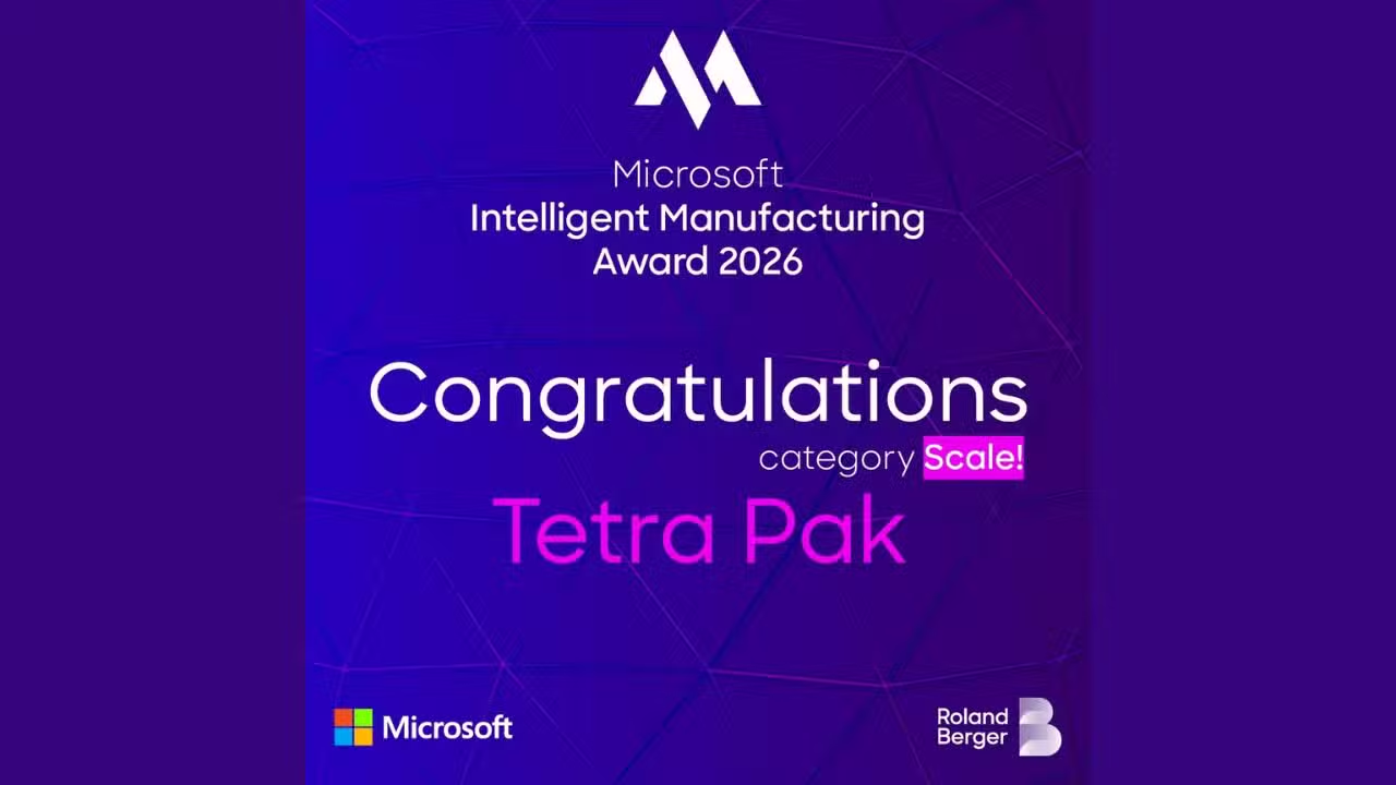 Tetra Pak Factory OS Wins MIMA 2026 Award for Driving Scalable Growth in Food Manufacturing
