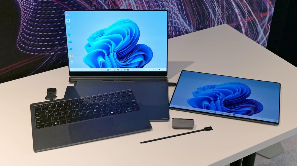 Lenovo Unveils Modular AI PC Concept With Swappable Screen, Keyboard and Ports at MWC 2026