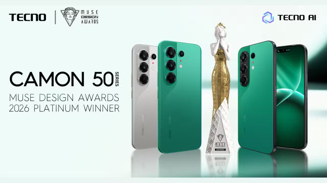 TECNO CAMON 50 Series Wins Prestigious Global Design Awards in 2026