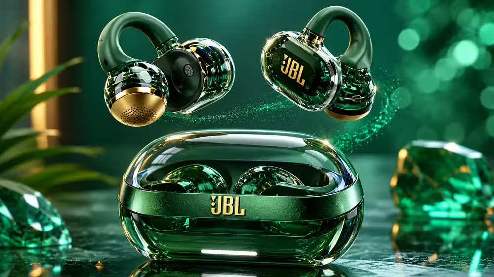 JBL Launches Emerald Green Special Edition of Soundgear Clips Earbuds
