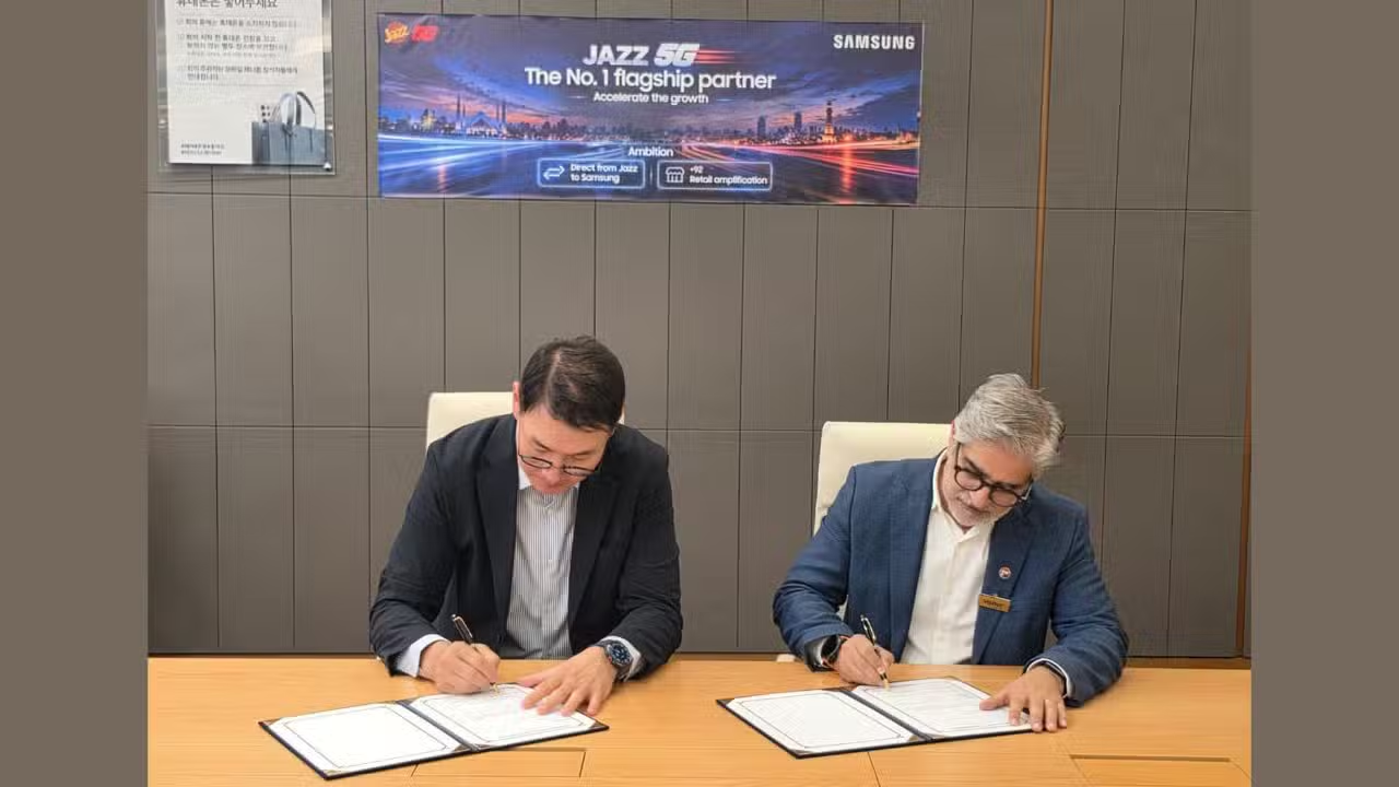 Jazz and Samsung Partner to Expand AI Smartphones and 5G Adoption in Pakistan